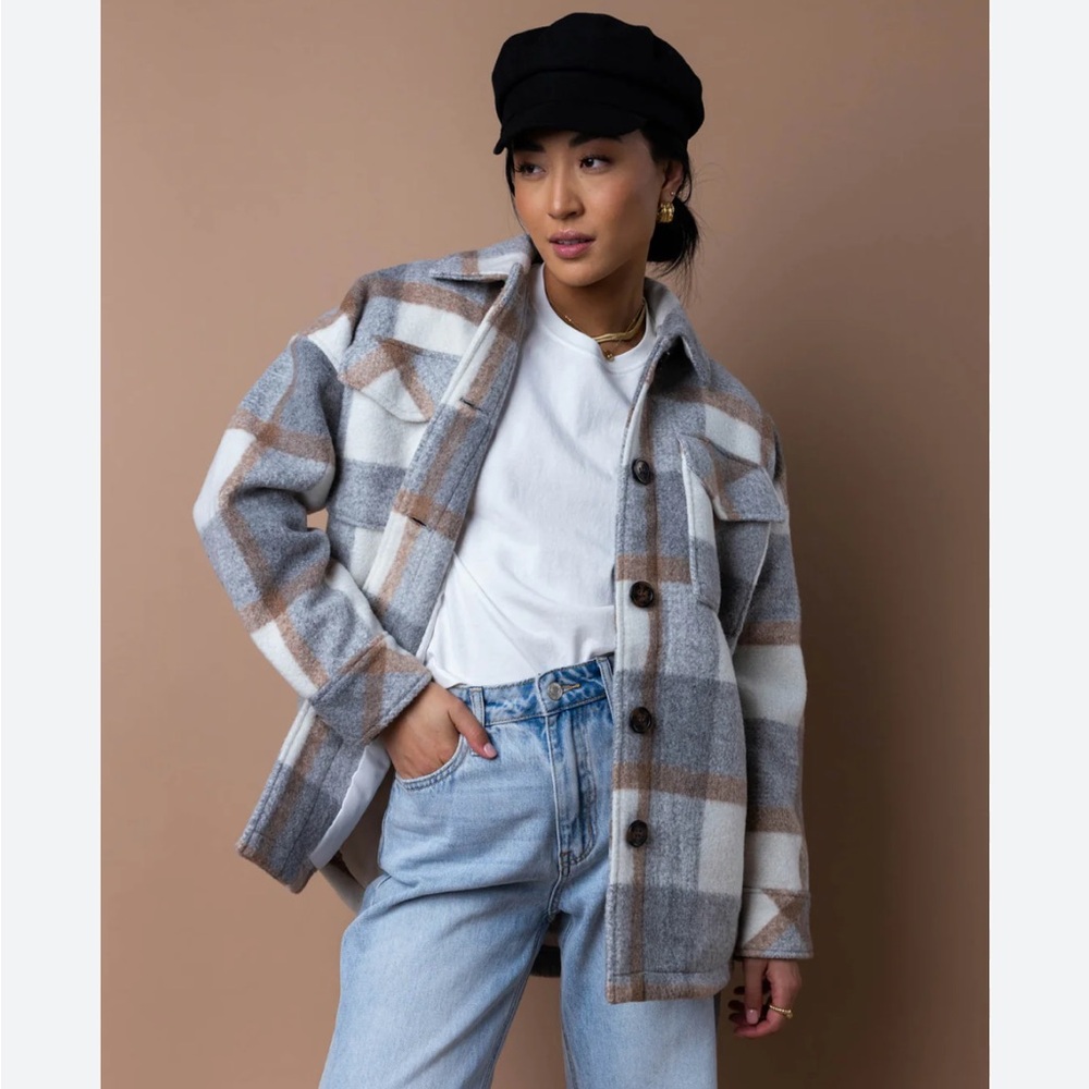 Bohme Milani Plaid Winter Shacket